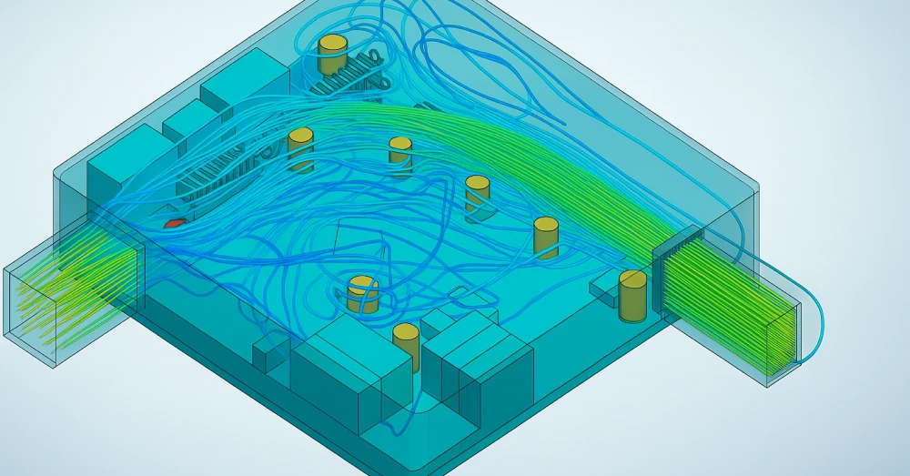 active cooling in an electronics enclosure