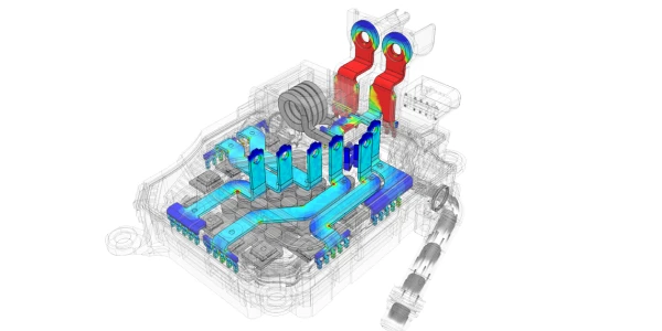 Electric potential generated heat inverter busbars