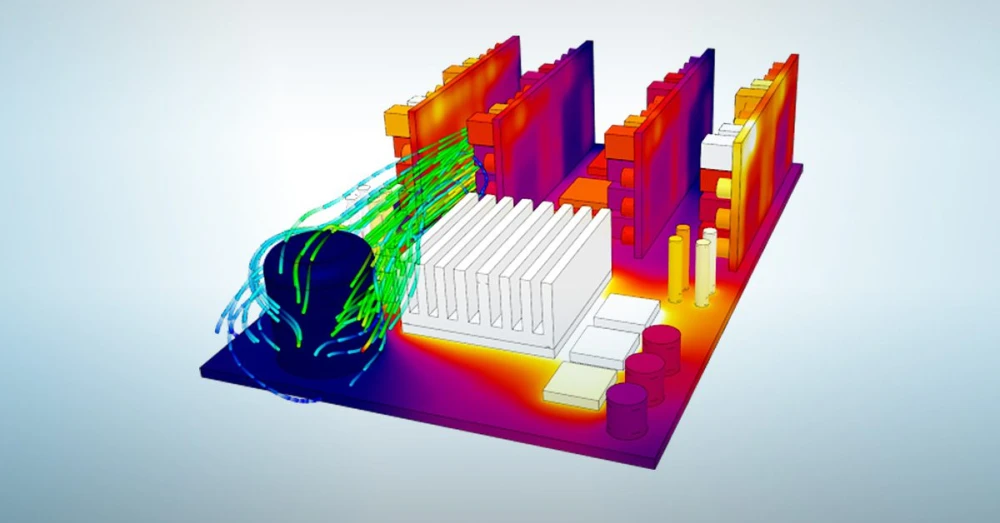 passive cooling in an electronics enclosure