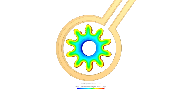 simulation of induction heating