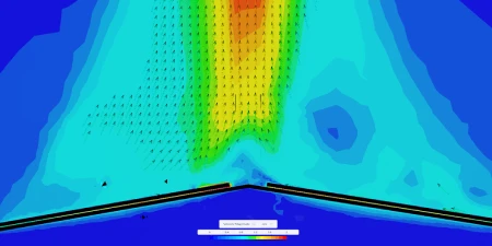 Chimney effect with increasing gap size of 12”