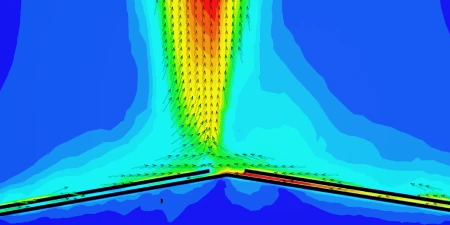 Chimney effect with increasing gap size of 3”