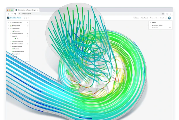 Rotating machinery CFD simulation with SimScale