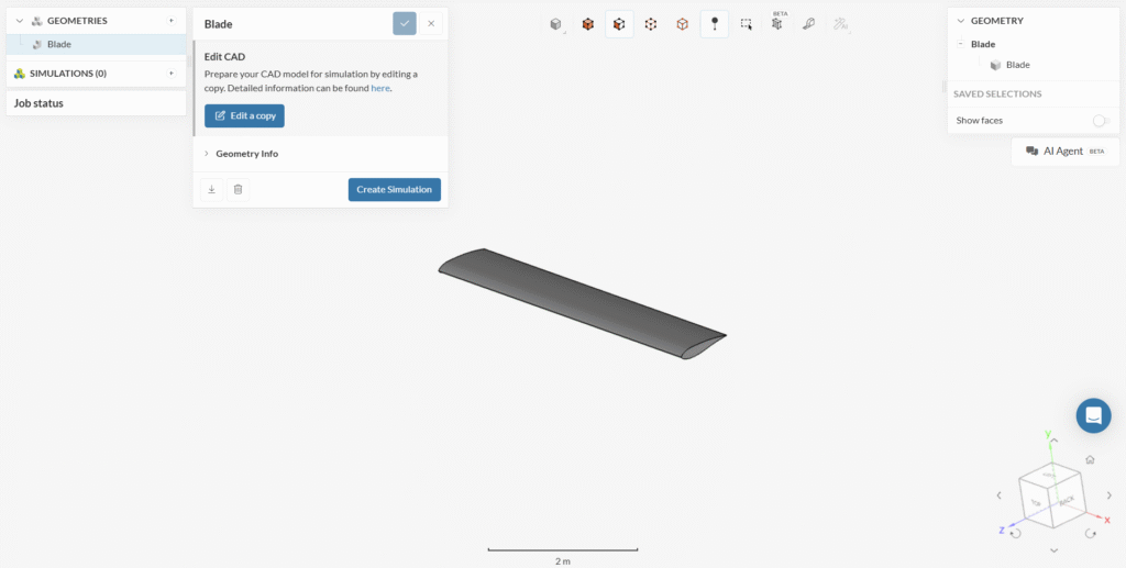 harmonics analysis using an airfoil