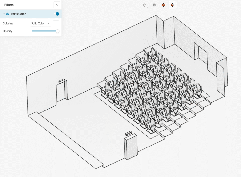 visualizing internal theater faces