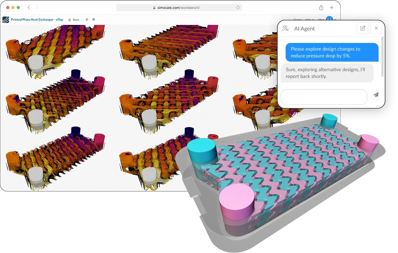 R&D cost reduction example with the use of Engineering AI within SimScale