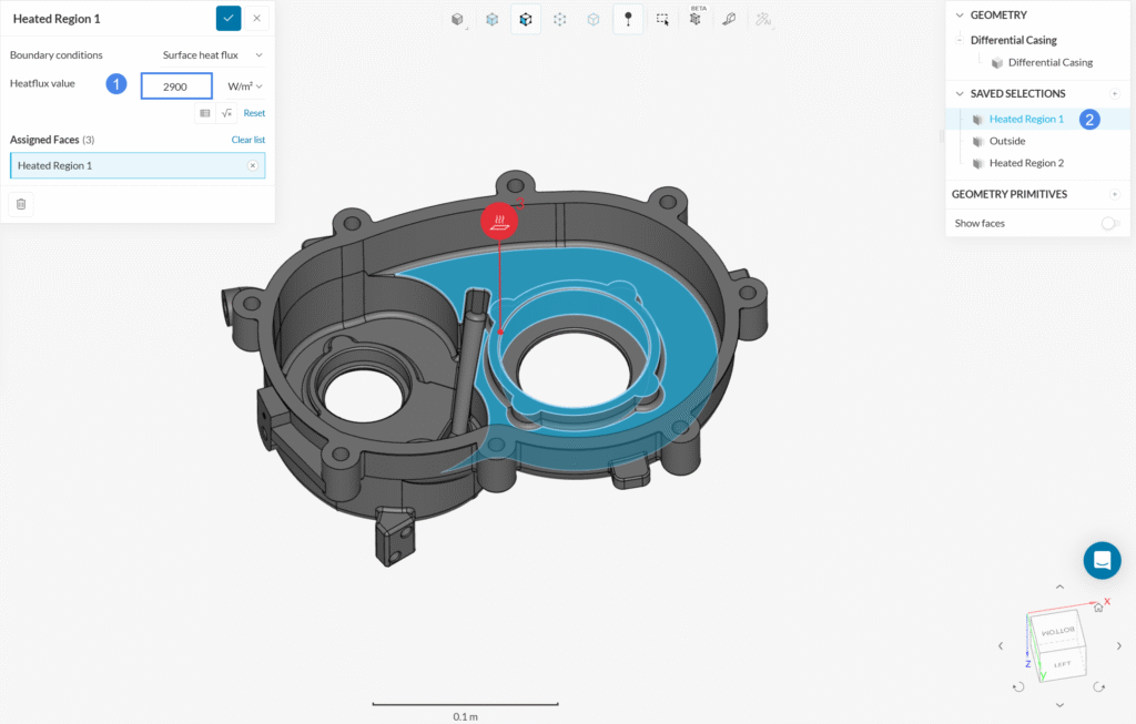surface heat flux tutorial thermal casting