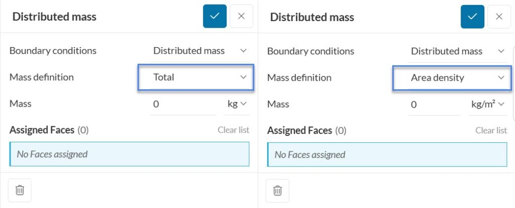 Distributed Mass Distributed Mass | Structural Boundary Conditions | SimScale