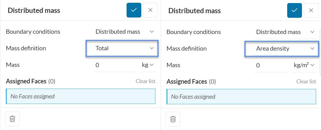 Distributed Mass | Structural Boundary Conditions | SimScale
