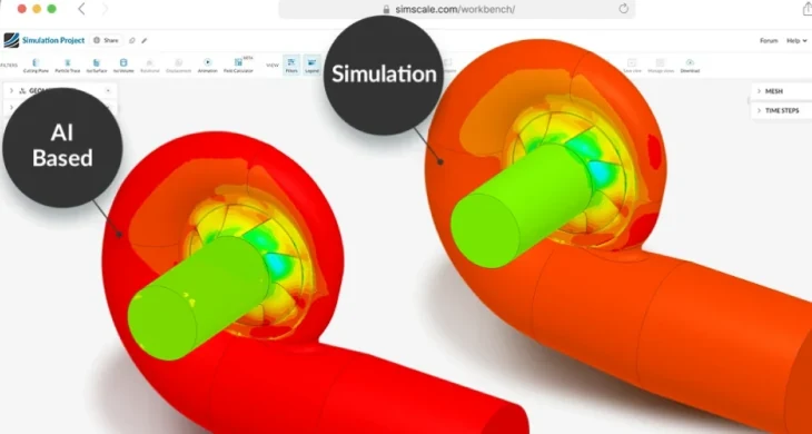 AI-powered simulation acceleration for thermal design exploration in SimScale