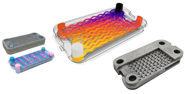 Non linear simulation with multiple variations as well as the final product