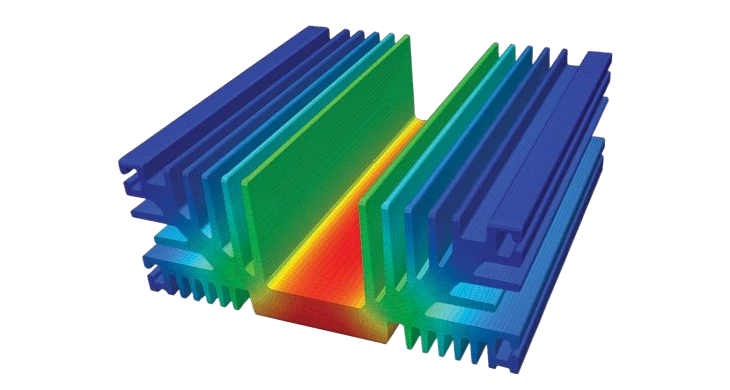 Optimized heat sink fin geometry with SimScale analysis
