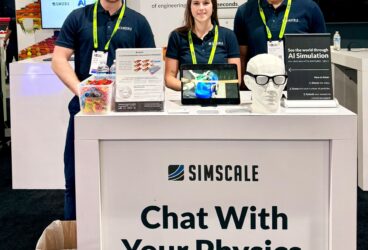 SimScale booth at NVIDIA GTC 2026