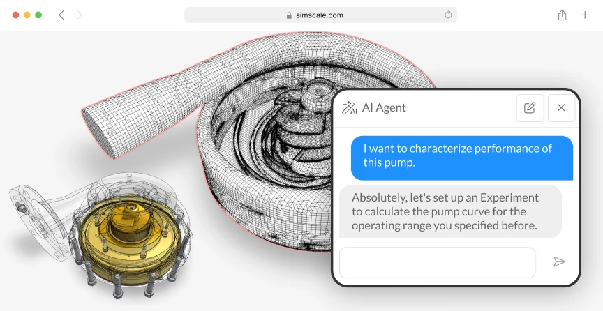 Engineering AI in action within the SimScale platform