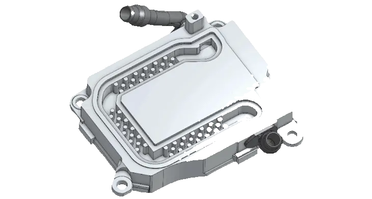 multi objective optimization of a cold plate
