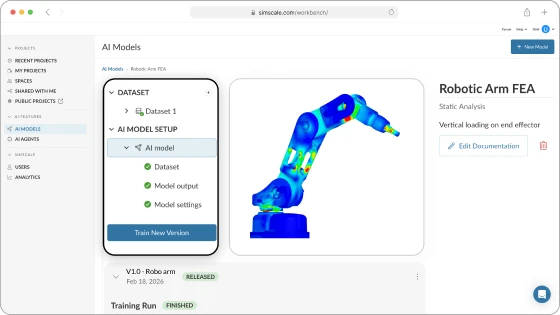 Train Physics AI models