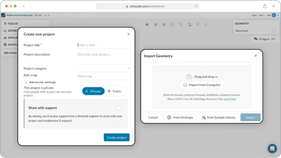 True Browser-Native Simulation