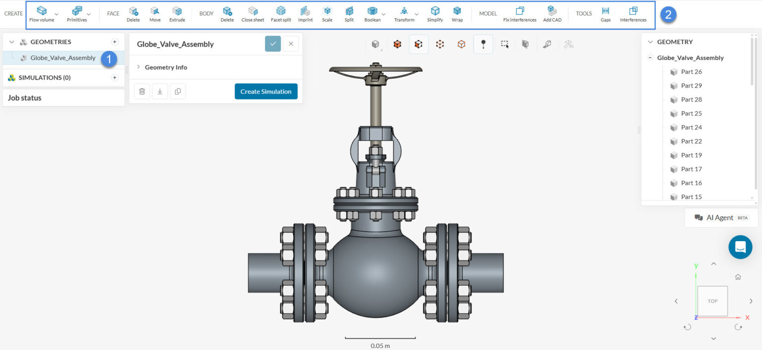 Multiphase Flow Through Globe Valve | Tutorial | SimScale