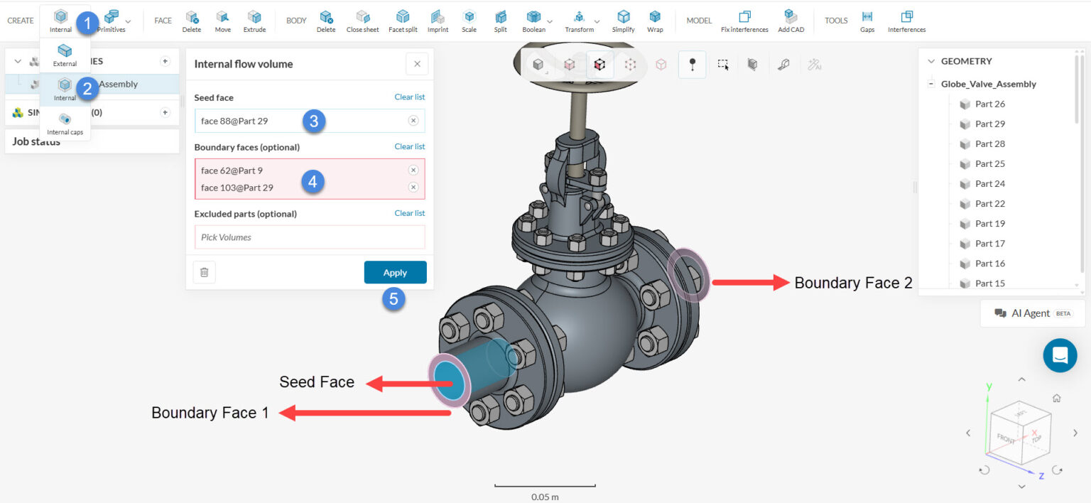 Multiphase Flow Through Globe Valve | Tutorial | SimScale