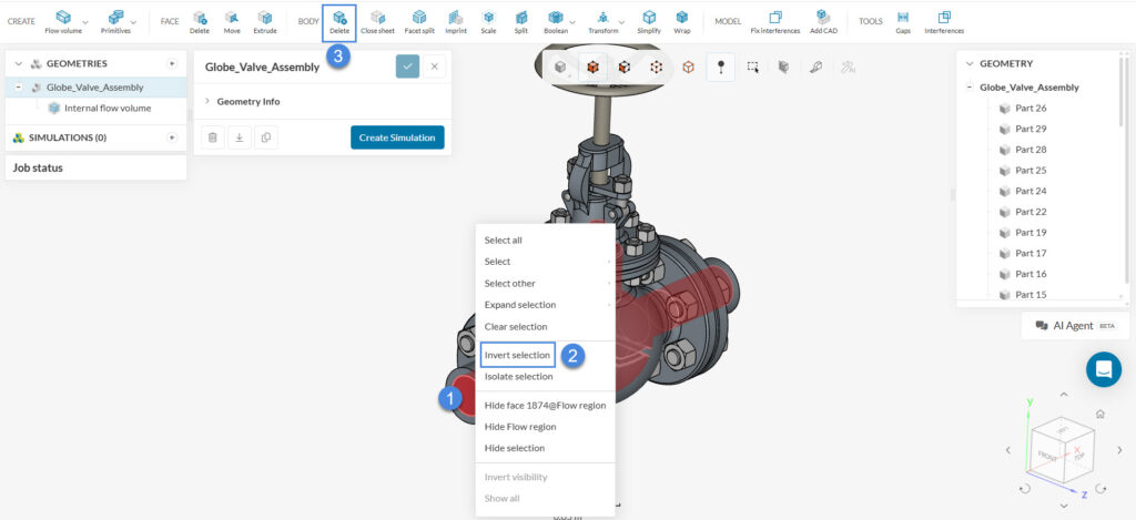 Multiphase Flow Through Globe Valve | Tutorial | SimScale