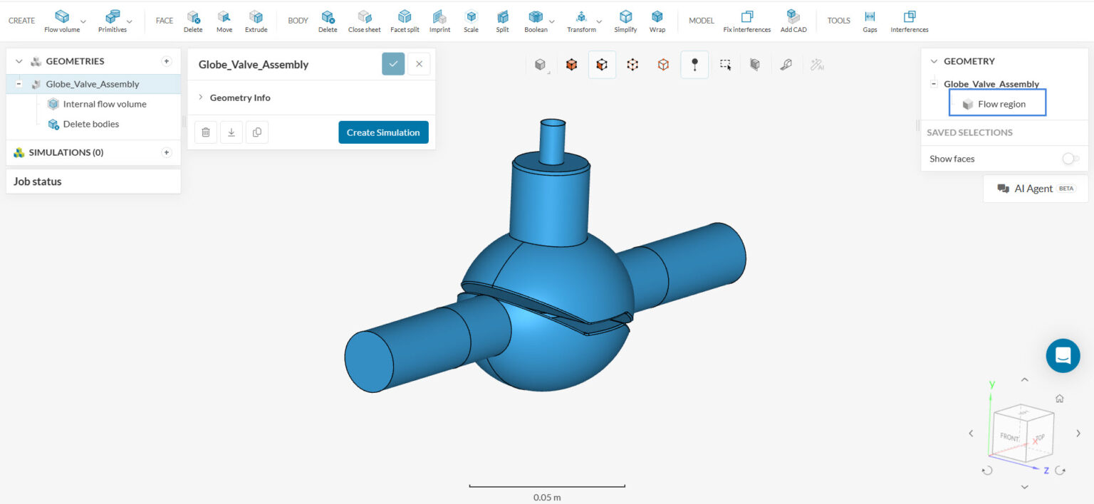 Multiphase Flow Through Globe Valve | Tutorial | SimScale