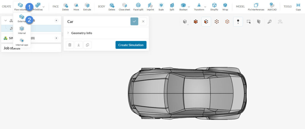 aerodynamic flow _ 04 External Flow Volume