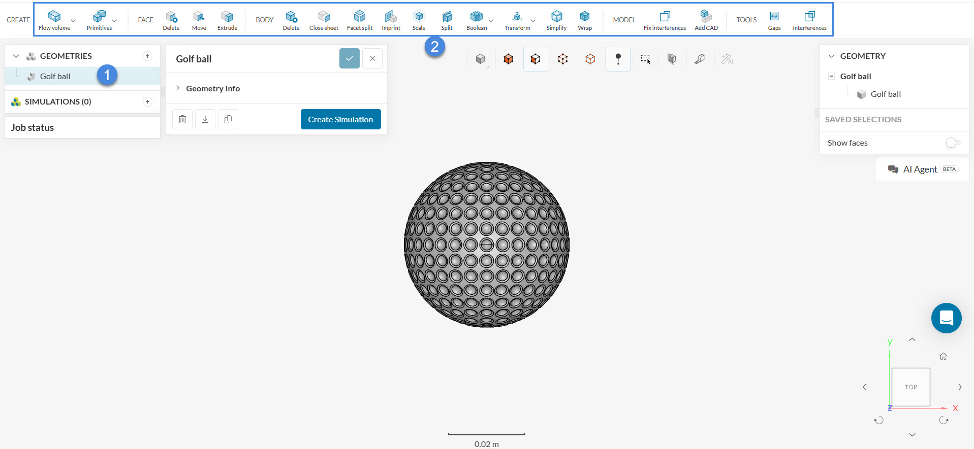 Golf Ball Tutorial CAD Edit 2