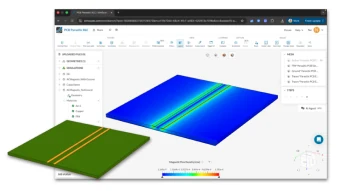 Signal Integrity Simulation in the browser showcase with SimScale