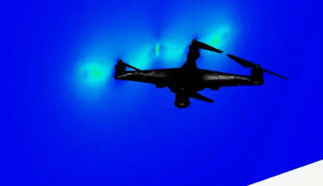 aerodynamic behaviour of a drone