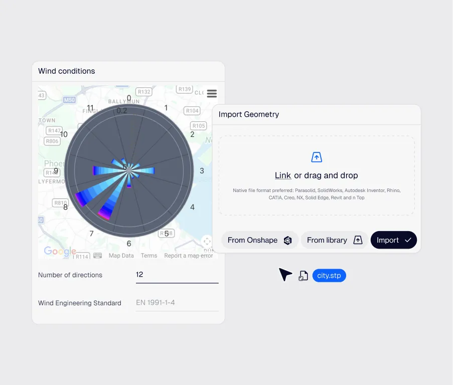 36 wind directions simultaneously