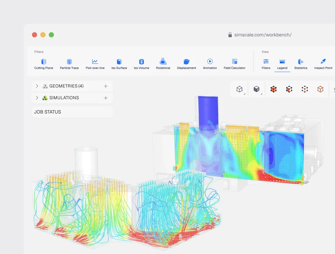 Airflow, thermal, and contamination analysis in one platform