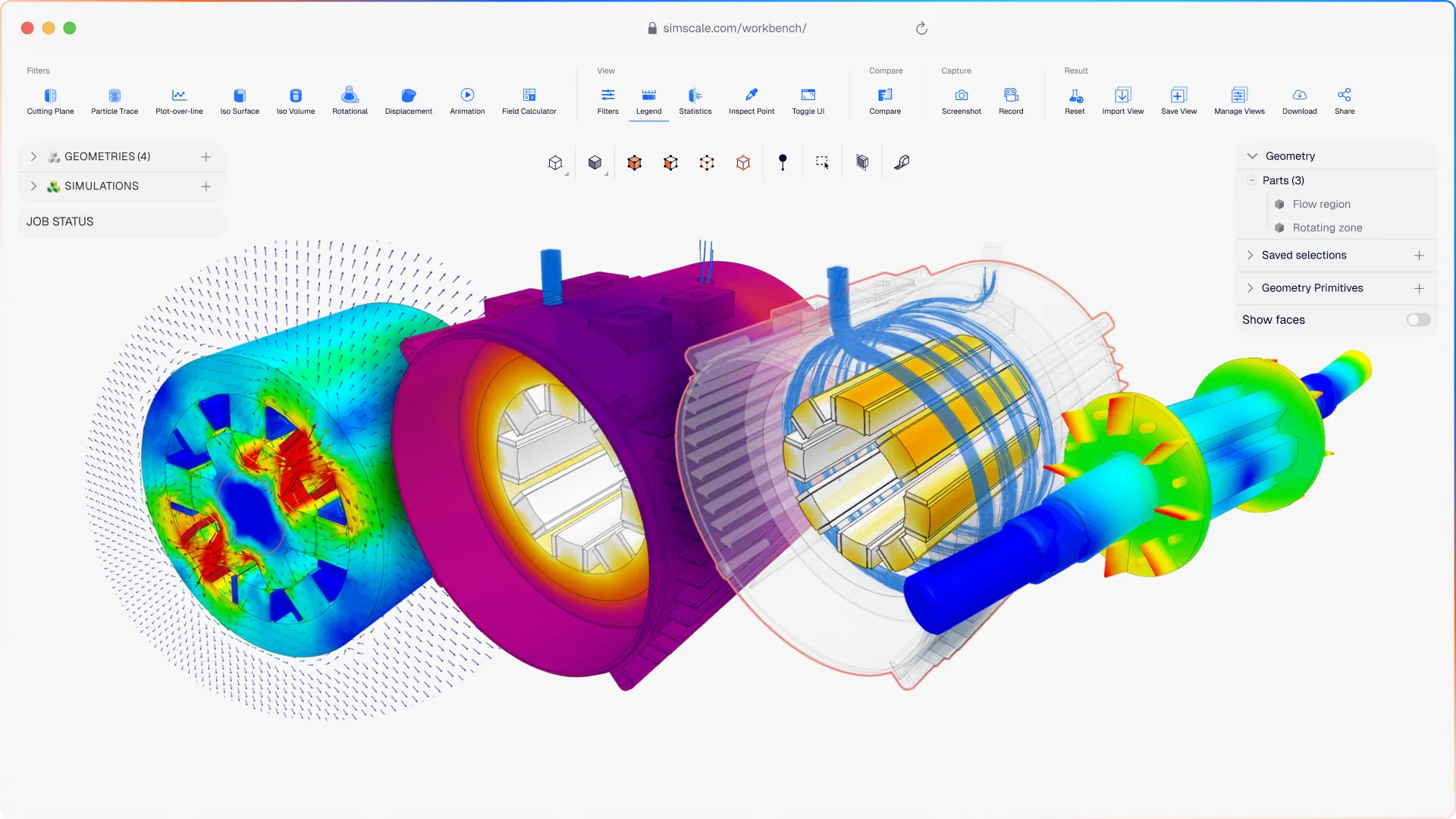 Alll physics - one platform with SimScale Simulation software