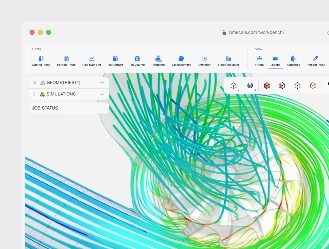 CFD simulation for rotating machiner