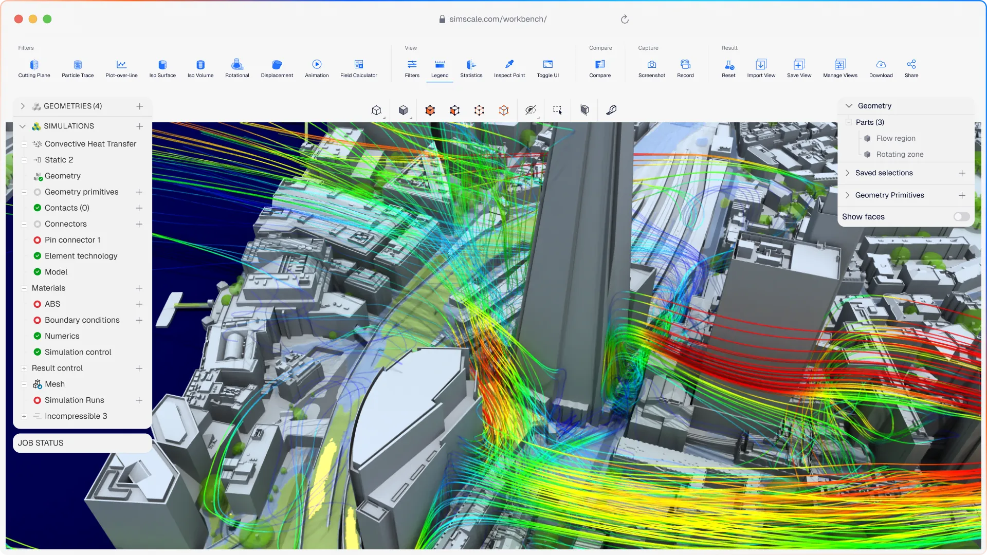 Cloud native wind analysis and simulation software