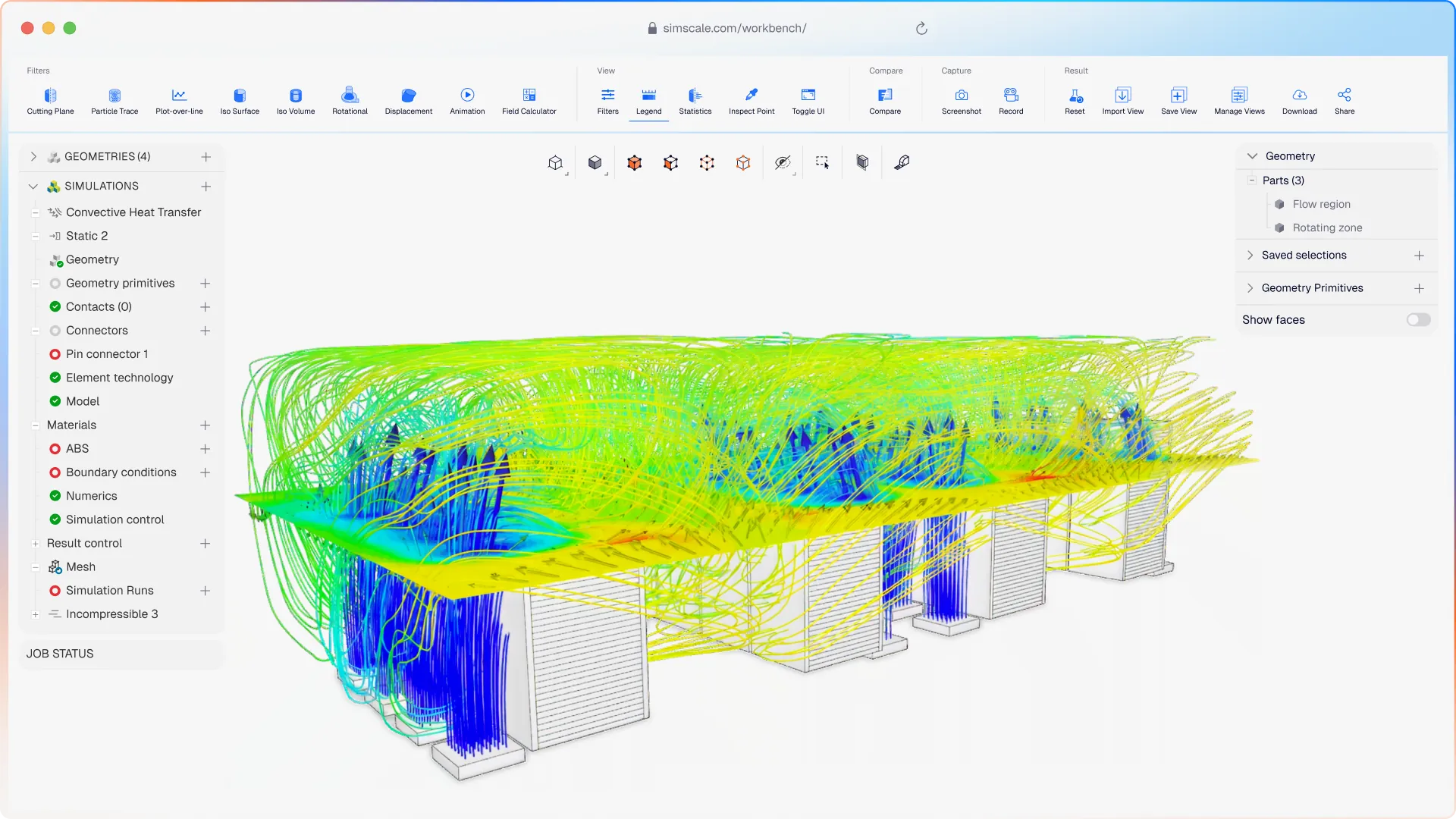 Data Center Cooling Simulation