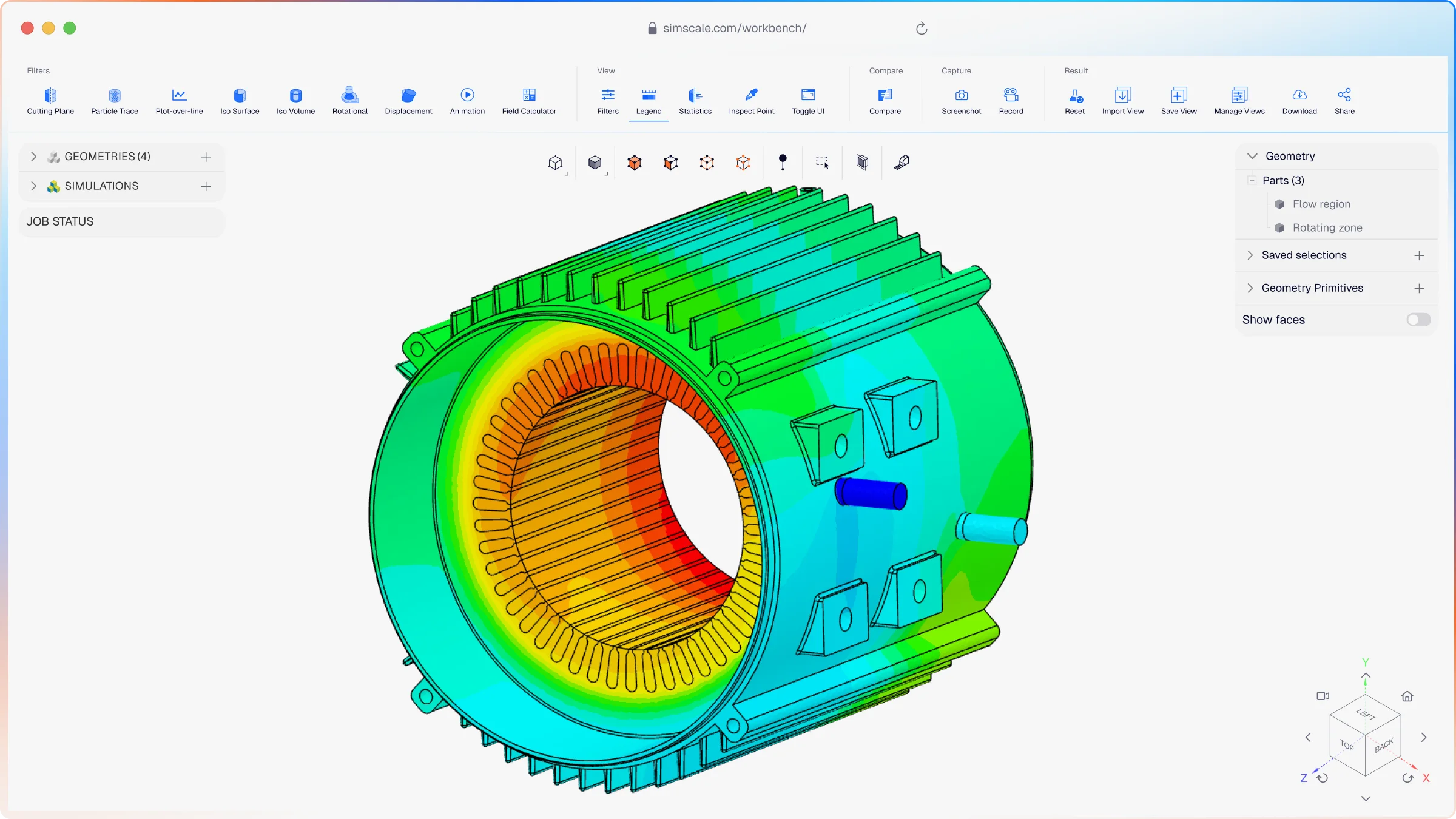 Electric Motor Design Simulation