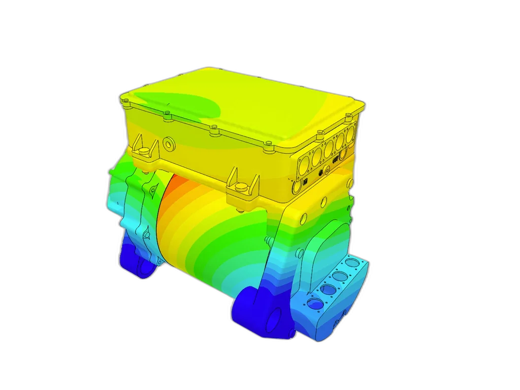 Gearbox vibration simulation