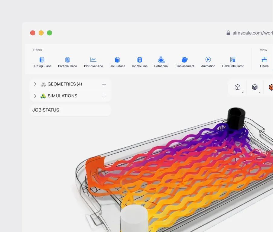 heat exchanger thermal simulation
