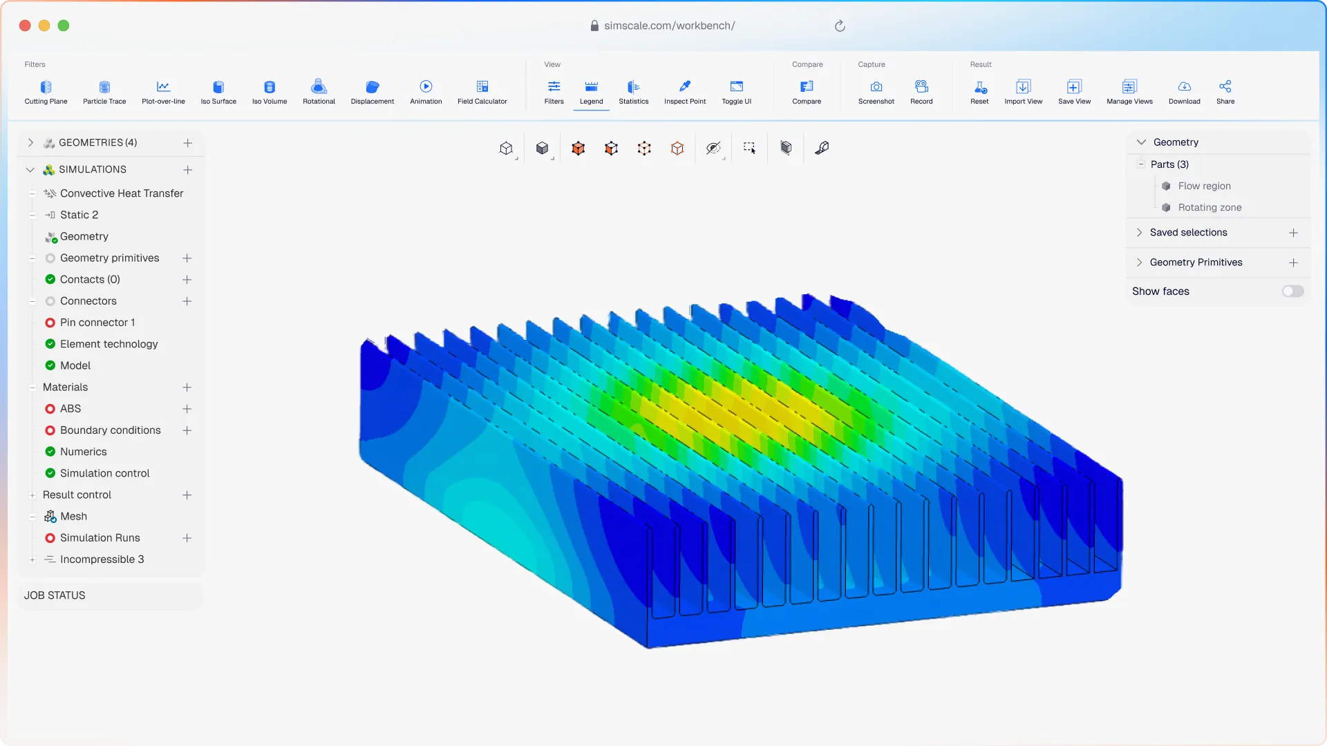 Heat Sink Simulation