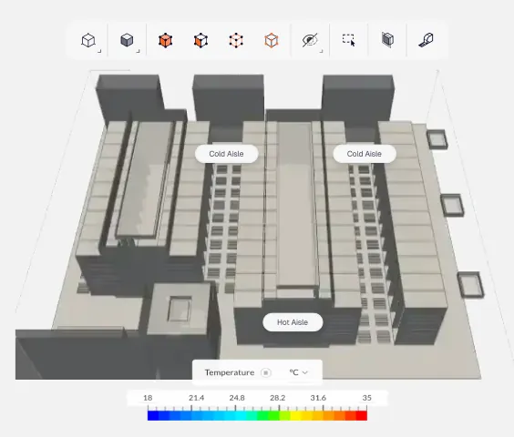 Hot aisle containment & ASHRAE compliance for Data Centers