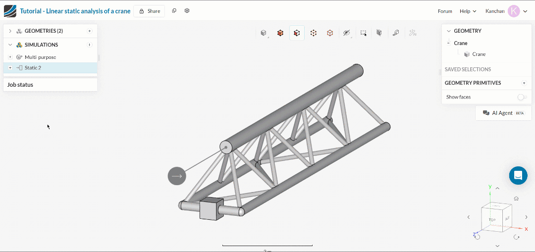 Defining a boundary condition in a local coordinate system