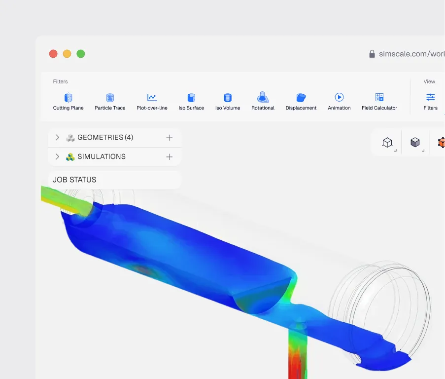 Multiphase flow mixing with CFD simulation