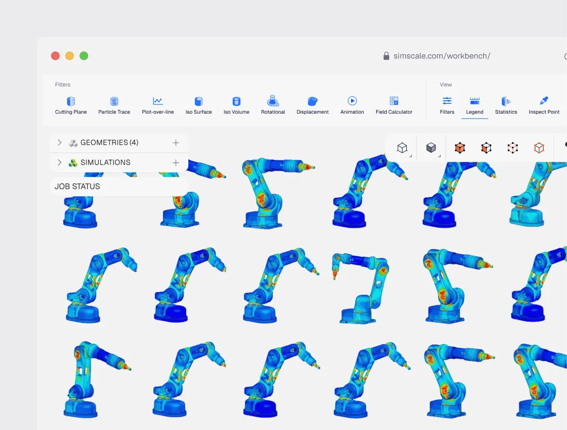 Physics AI-powered parametric sweeps for RFQ automation