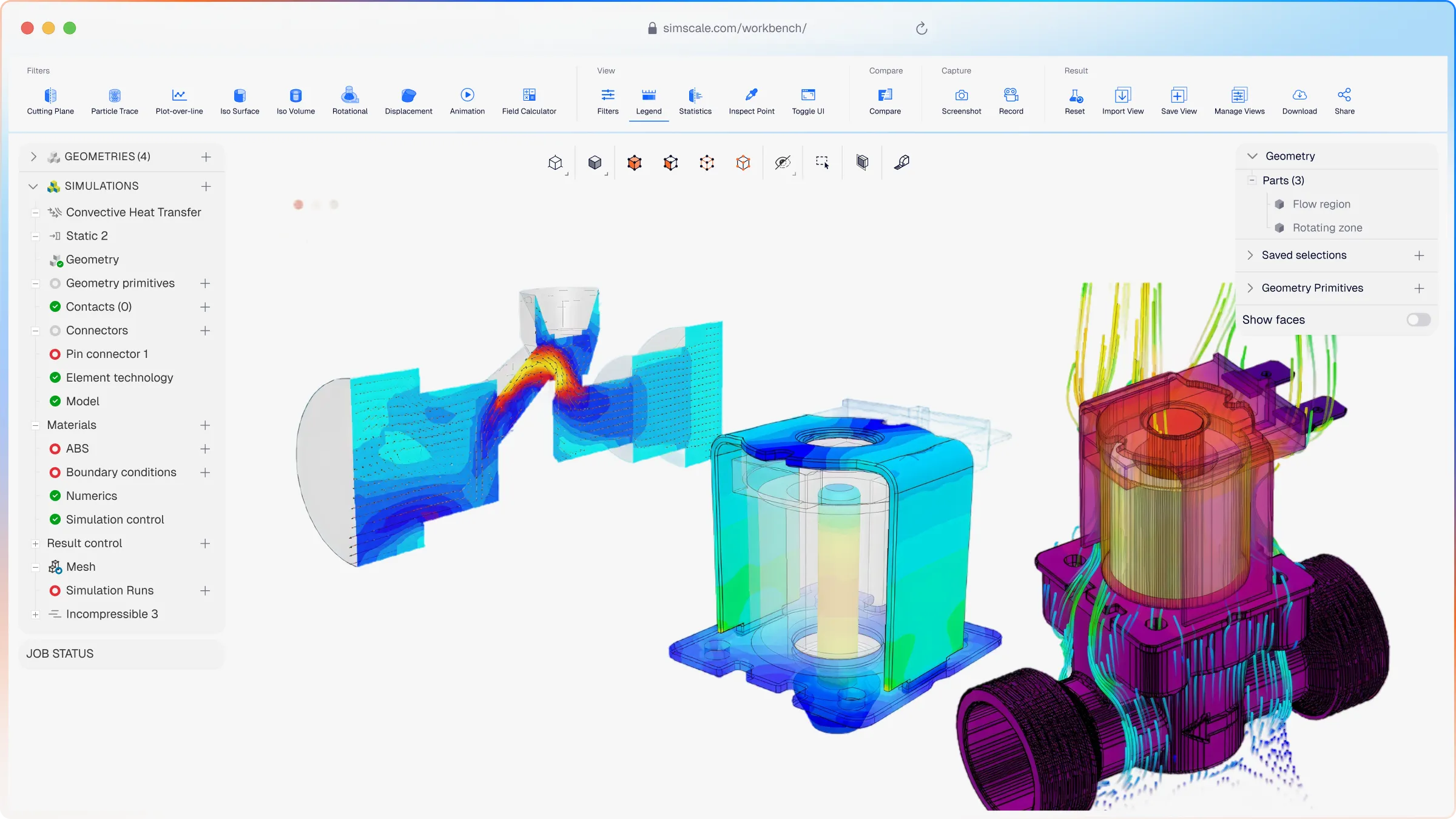 Solenoid simulation software