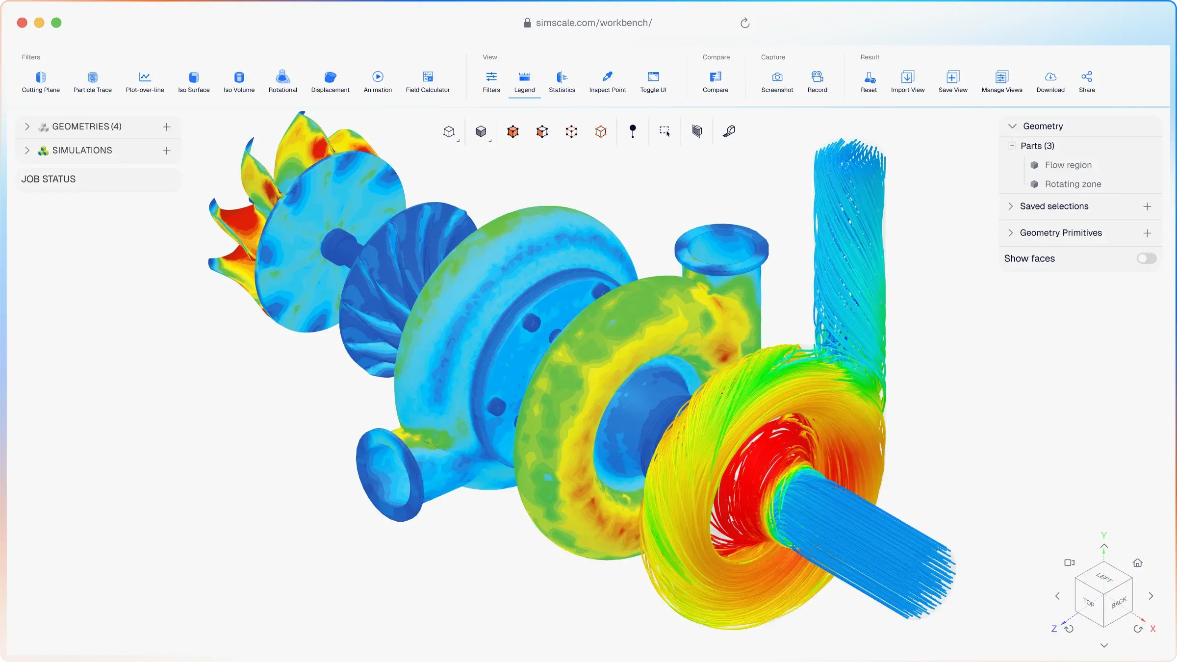 Turbomachinery multiphysics simulation