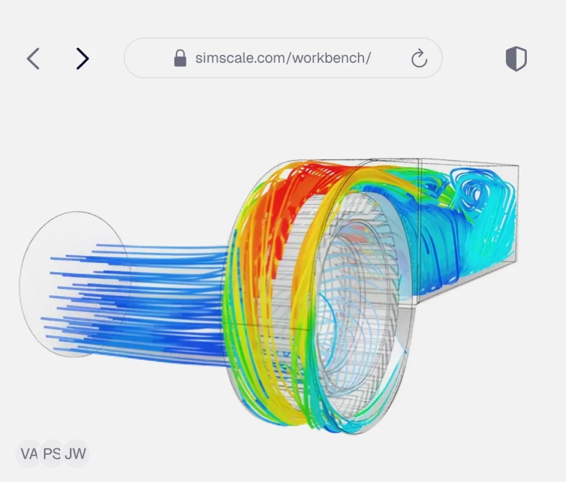 Compressor and blower simulation