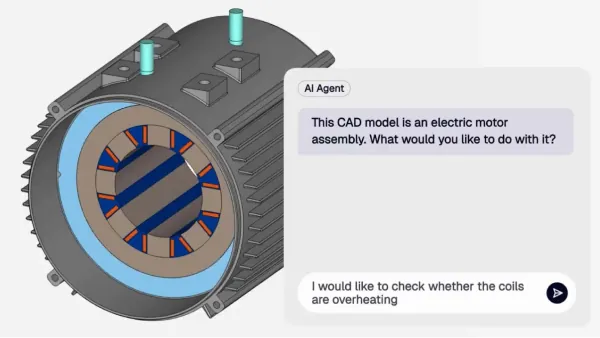 e-motor simulation with engineering AI video cover