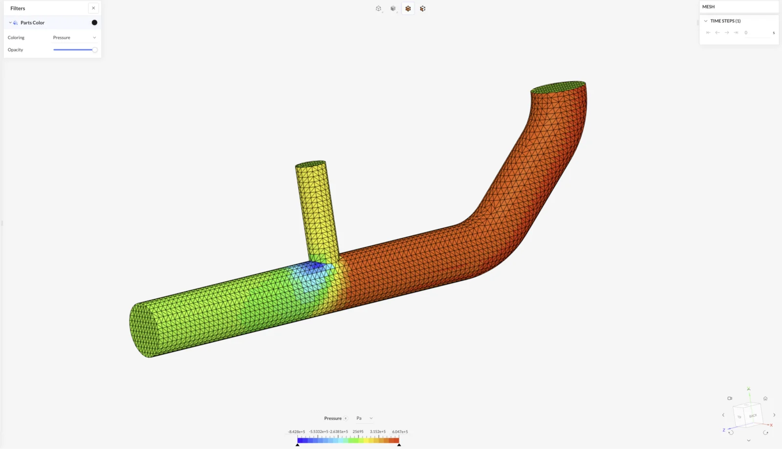 Third-party mesh data imported into SimScale for Physics AI training
