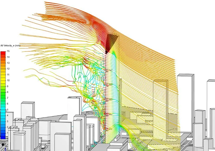 smith and gill pedestrian wind comfort case study