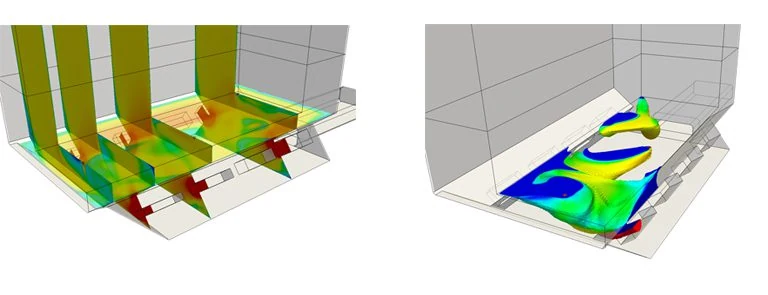 smoke pattern CFD analysis
